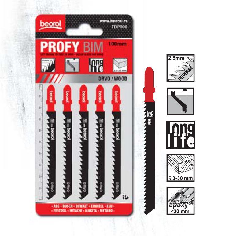 Beorol Пила убодна за дрво профи 100мм 5/1