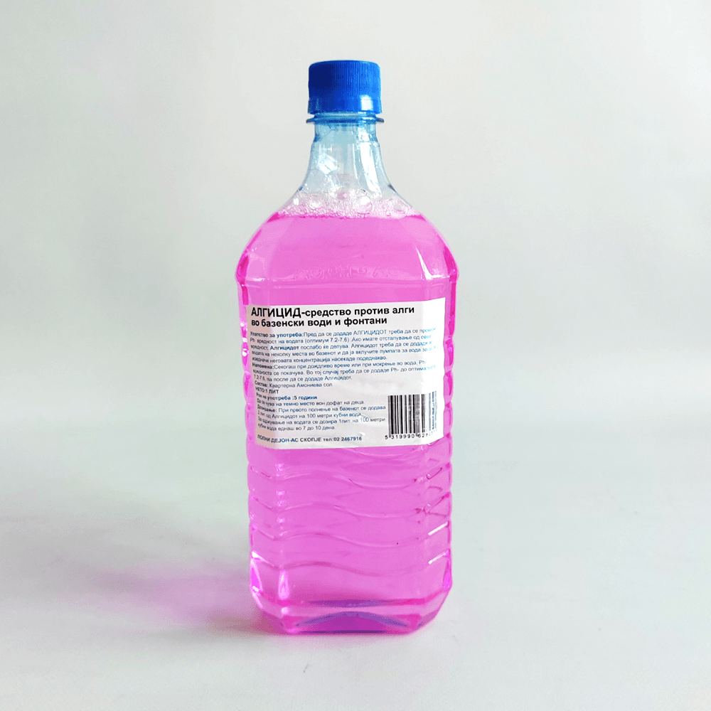 АЛГИЦИД - средство против алги во базенски води и фонтани 1л
