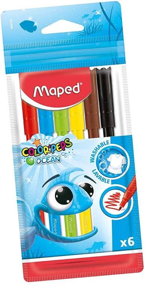Maped Фломастери /6 океан пвц 845723
