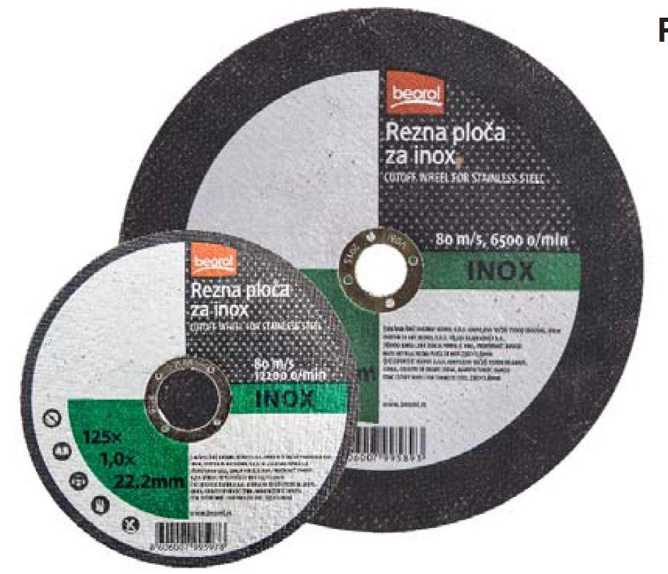 Beorol Сечило плоча за инокс 230мм