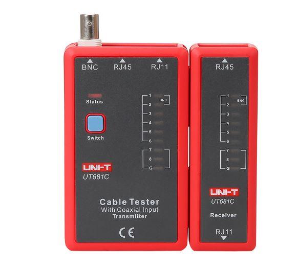 Alfa Electric Тестер на мрежни и коаксијални кабли UNI-T UT681C