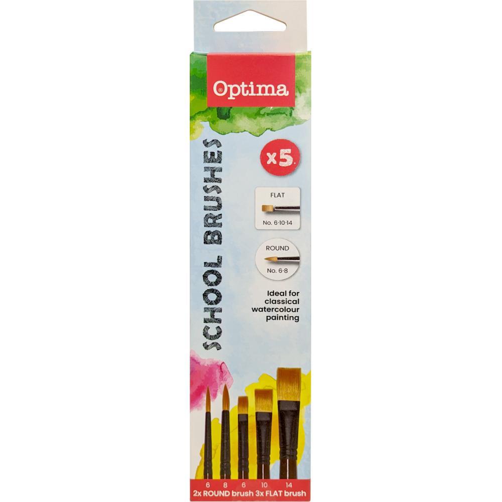 Optima Четки сет 3+2 оптима блистер 100174