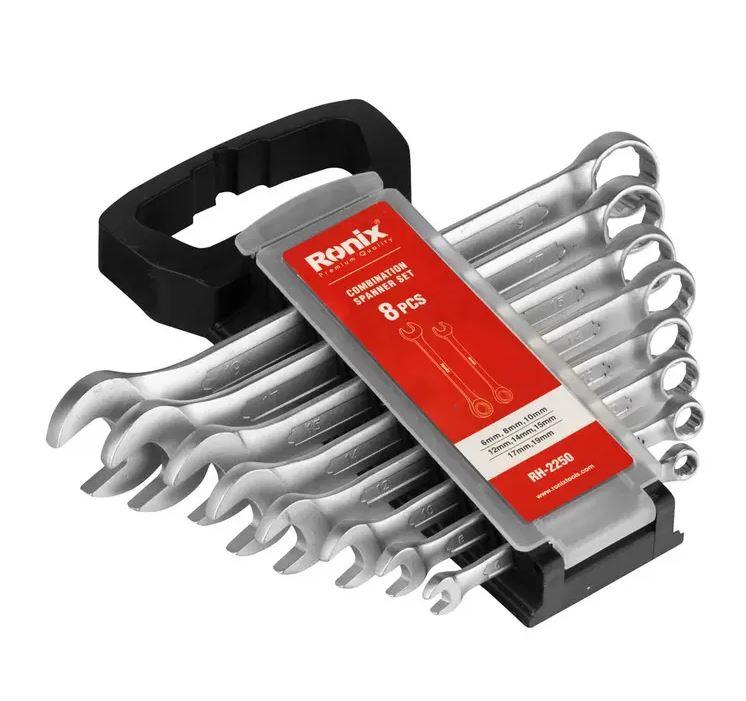 Ronix Сет од 8 вилушкасто-окасти клучеви 6–19мм  RX-2250