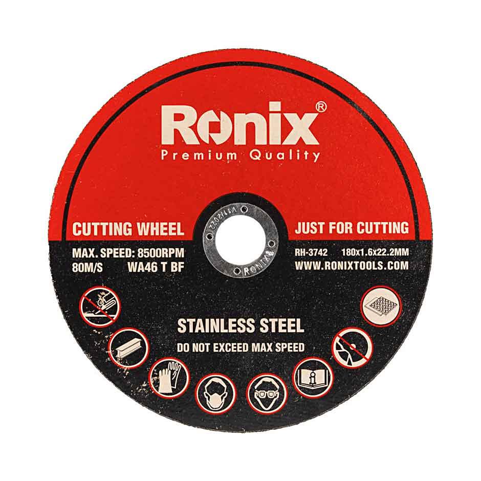 Ronix Диск за сечење инокс 180×22.2×1.6мм  RX-3742
