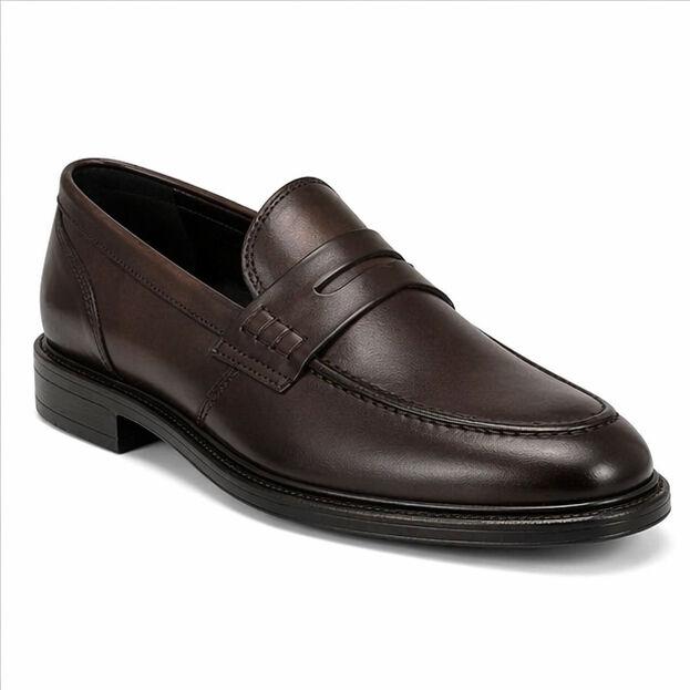 Penny Loafer Машки мокасини од темно кафена кожа