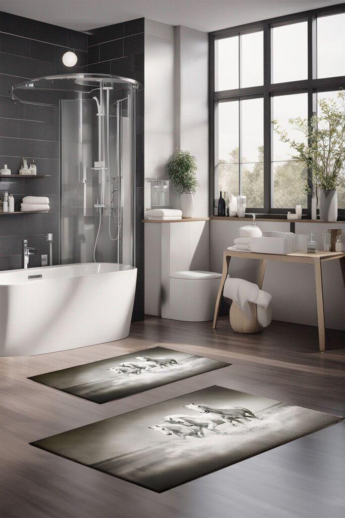 Комплет душеци за бања L'essentiel Maison CT-5126, шарени