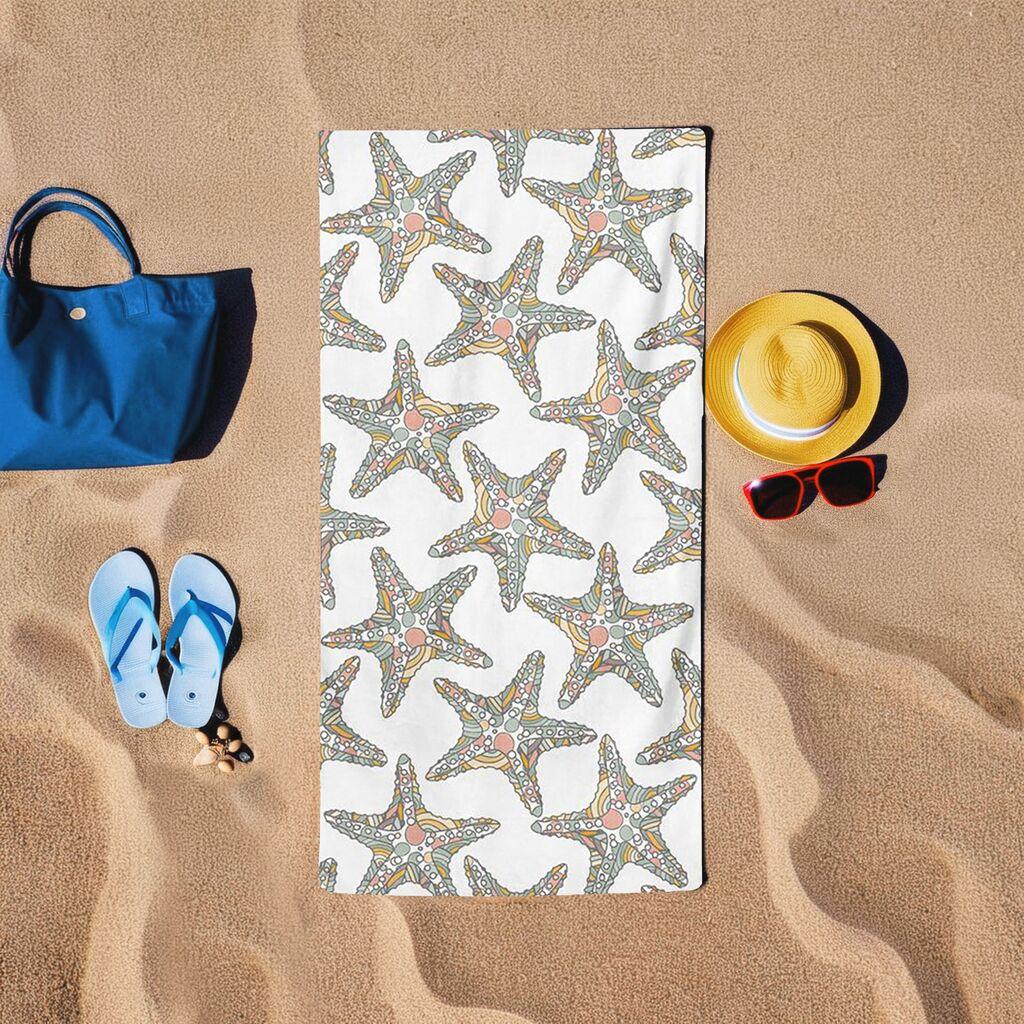 L'essentiel Maison Пешкир за плажа Дениз Јилдизи, 75x150 cm, бела