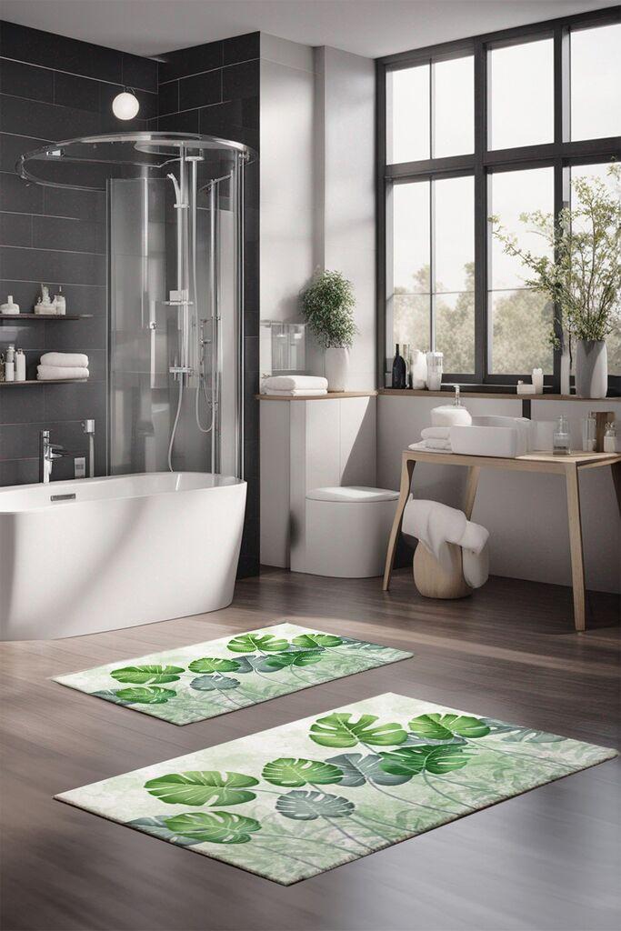 L'essentiel Maison сет Пастика за бања CT-5310, зелено-бела