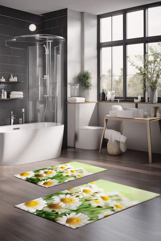 Комплет душеци за бања L'essentiel Maison CT-5124, Шарени