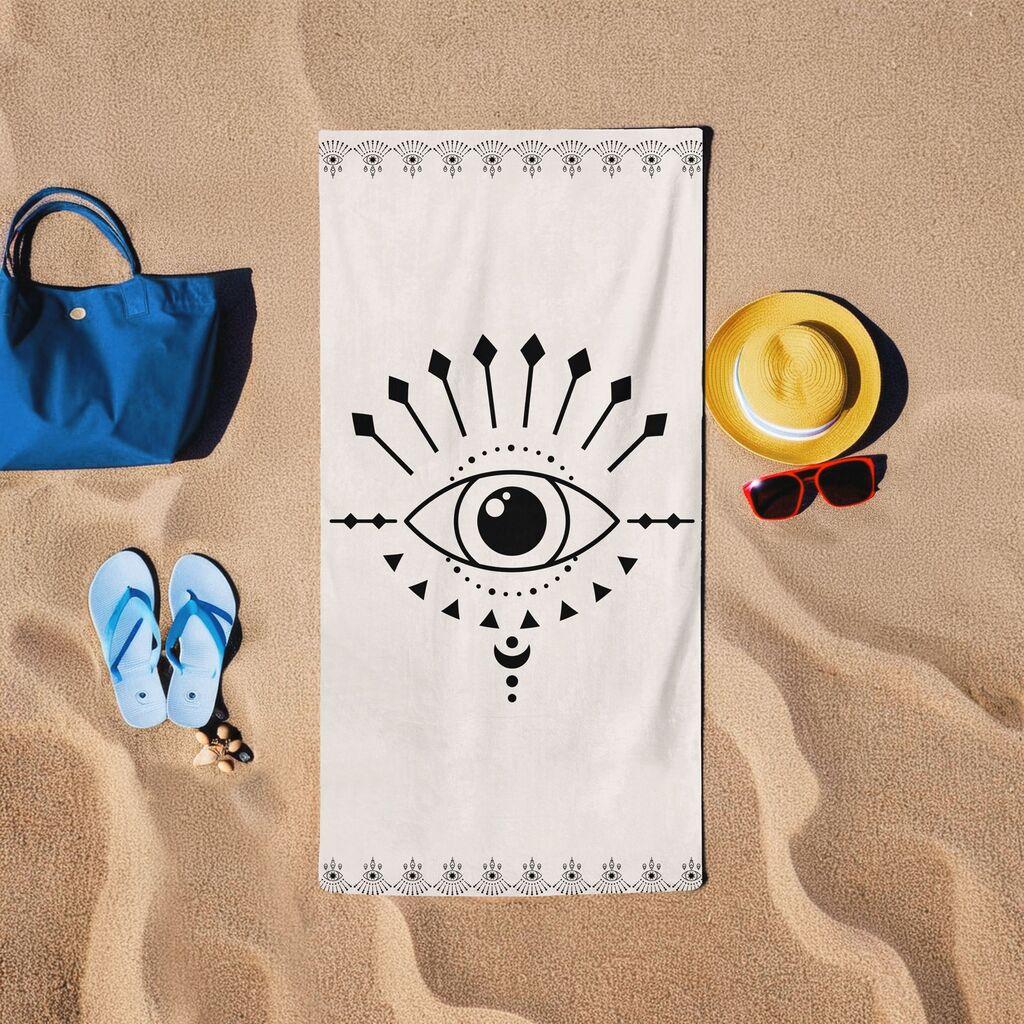 L'essentiel Maison Пешкир за плажа Баскили, 75x150 cm, крем