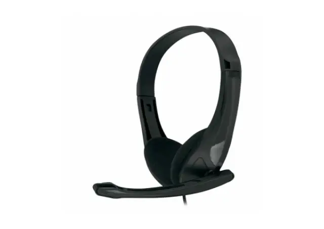 Омега слушалки со микрофон FH4088+микрофон, црни