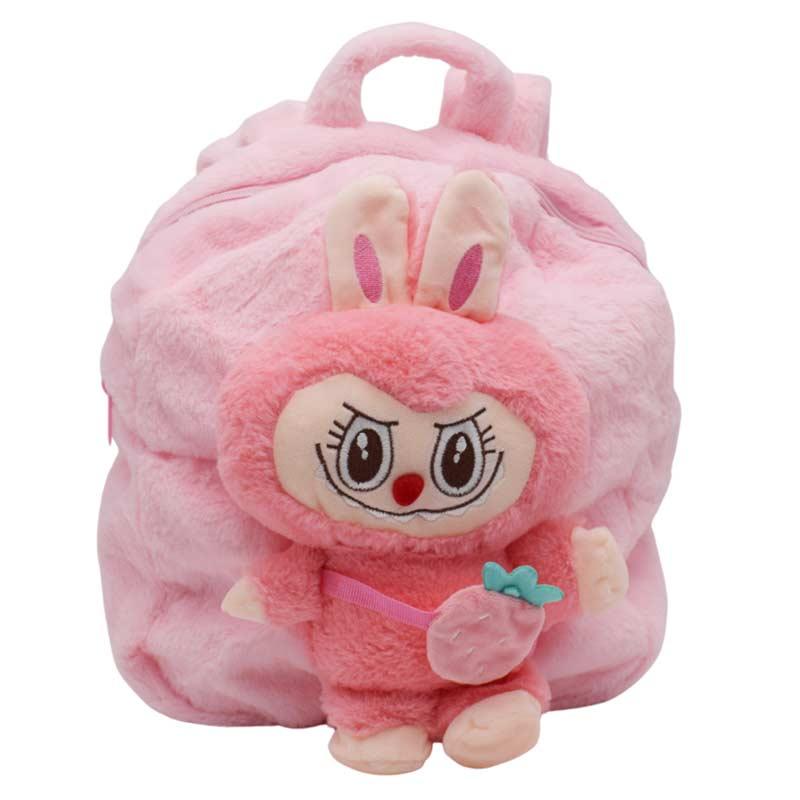 Labubu Школски ранец, Розев