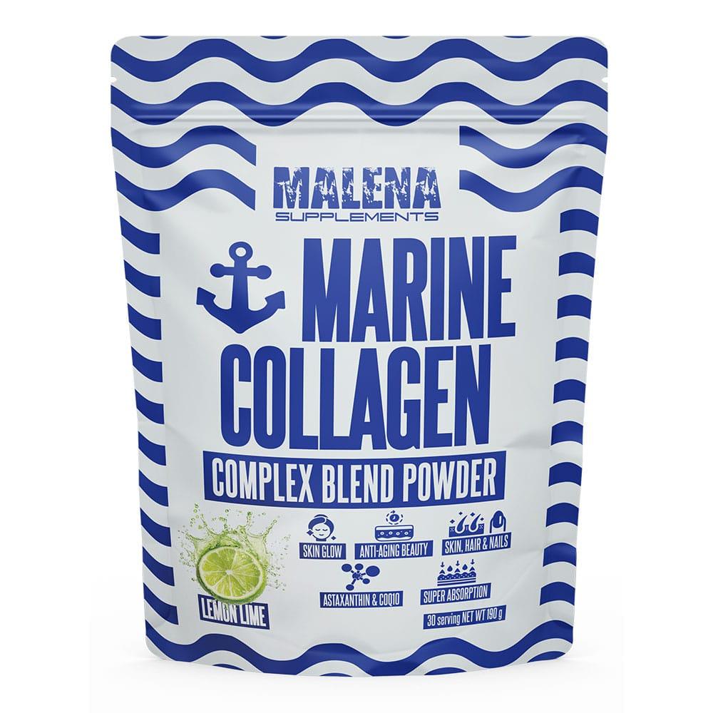 Malena Supplements Marine Collagen Complex Blend Powder, 30 порции, 190г.