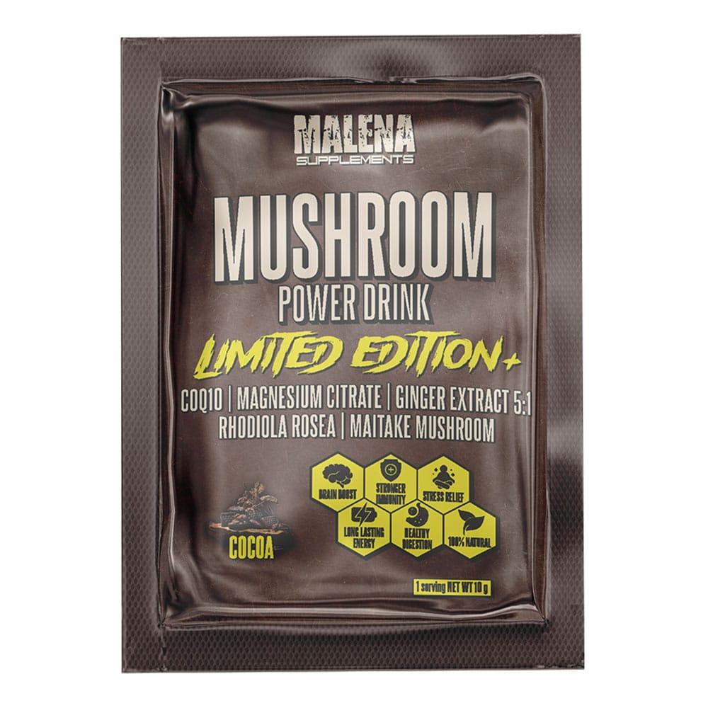 Malena Supplements Mushroom Power Drink Limited Edition+, 1 пориција
