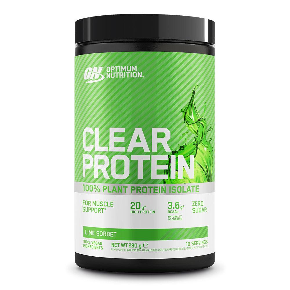 Optimum Nutrition 100% Clear Plant Протеин Изолат Lime Sorbet, 280г