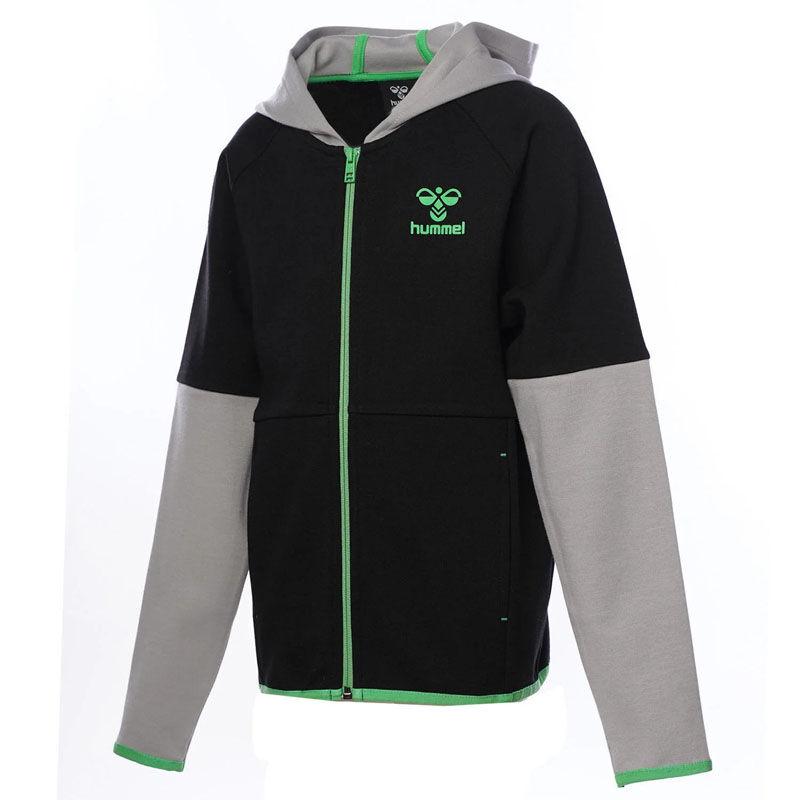 Црна машка дуксерка Hummel Duks Hmlluther со патент