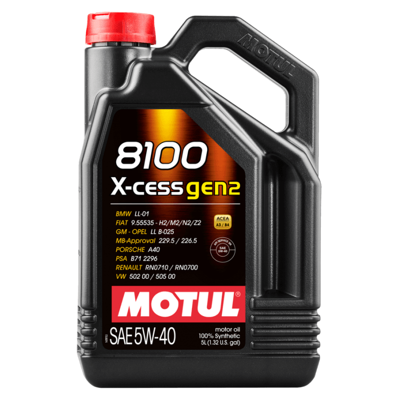MOTUL Масло 8100 X-CESS 5W40 GEN2 5L