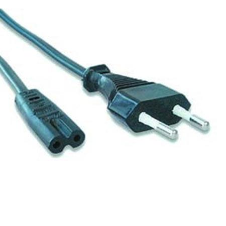 Gembird Напојувачки Кабел CEE7/16 - C7 Двожилен, Црн