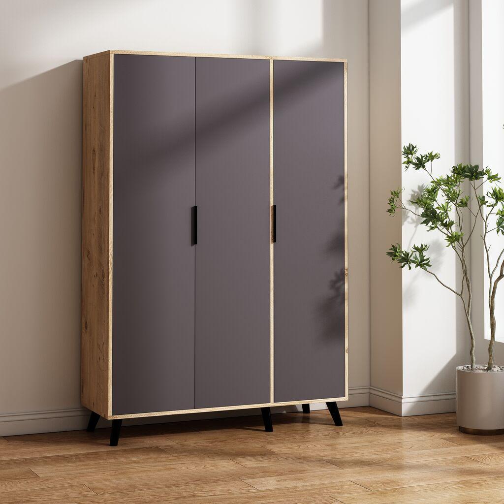 Sitonia Плакар Асгард Антрицит - 120 × 40 × 180 см