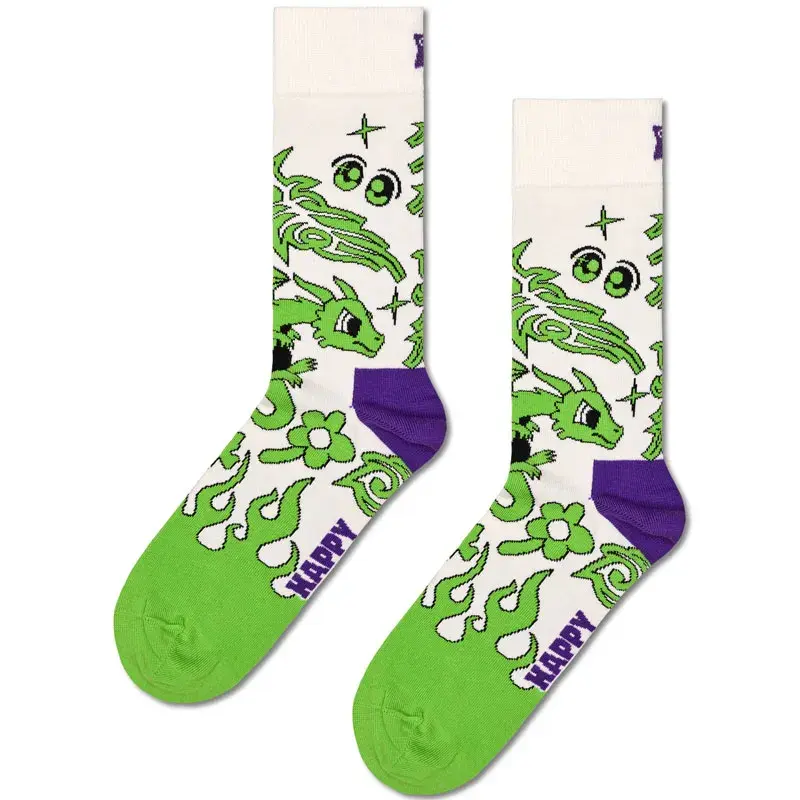 HAPPY SOCKS Женски Чорапи Hyper Dragon 1 Пар, Шарени