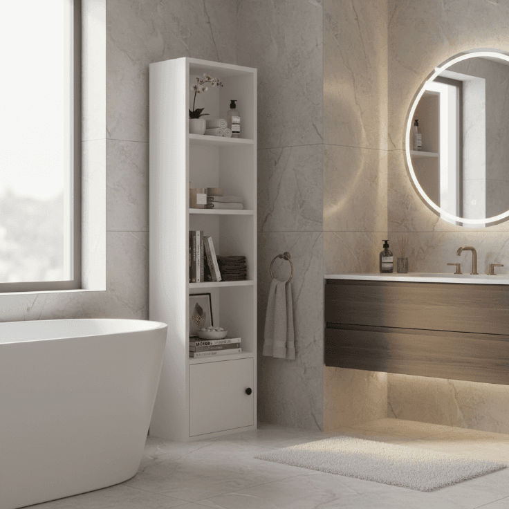 Sitonia Повеќенаменска полица Харбор-CK1 - 33 × 24 × 157 см