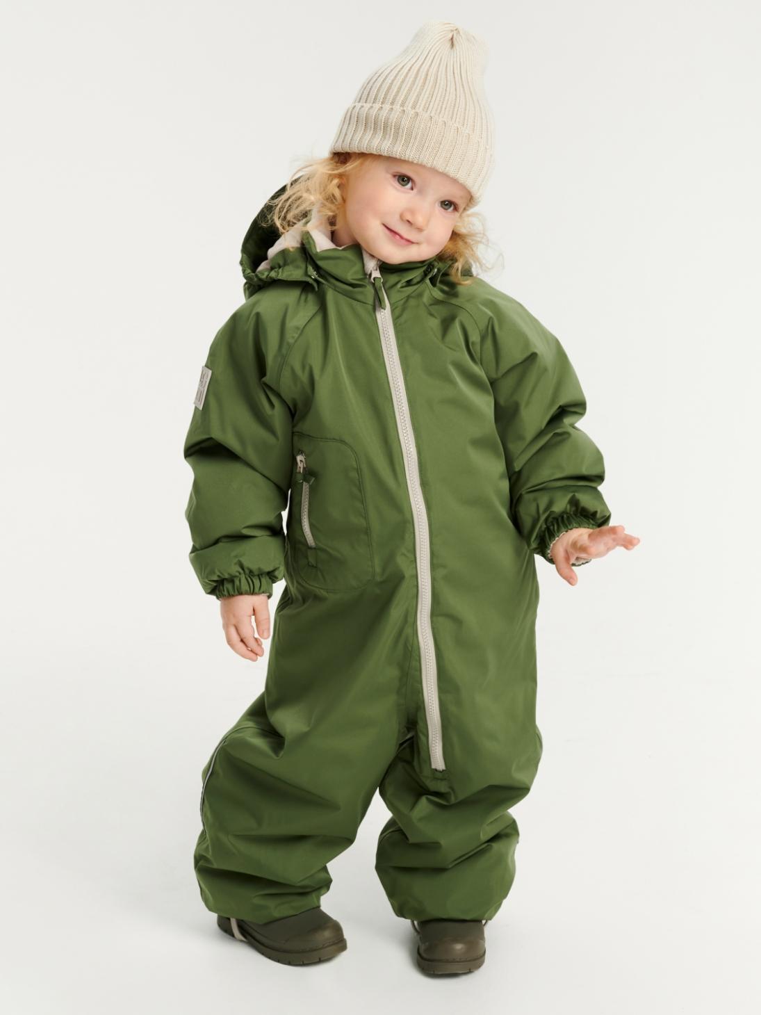 LEOKID Комбинезон во една боја Green Lowland - 86-92