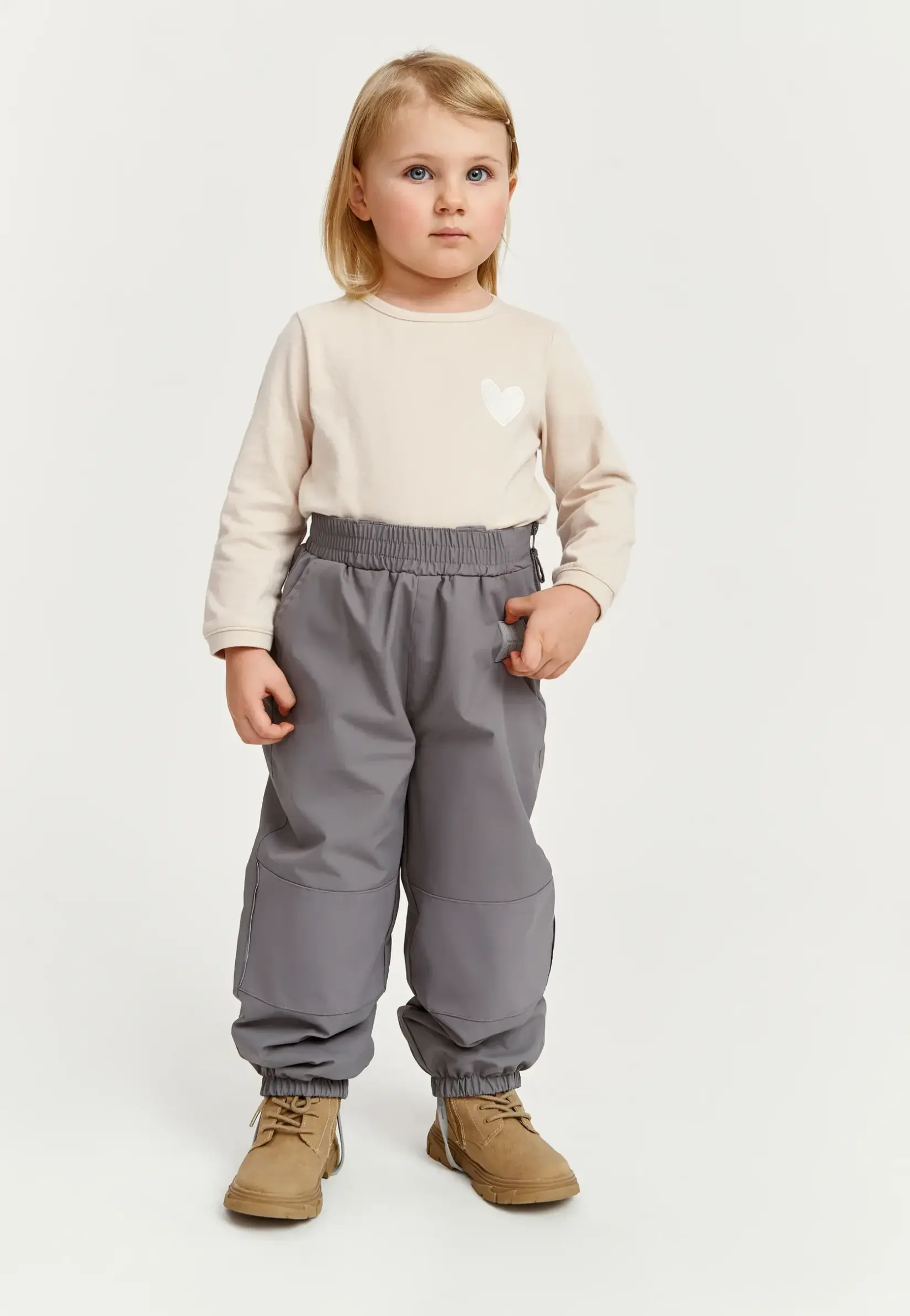 LEOKID Панталони за дожд и снег foggy gray - 98-104