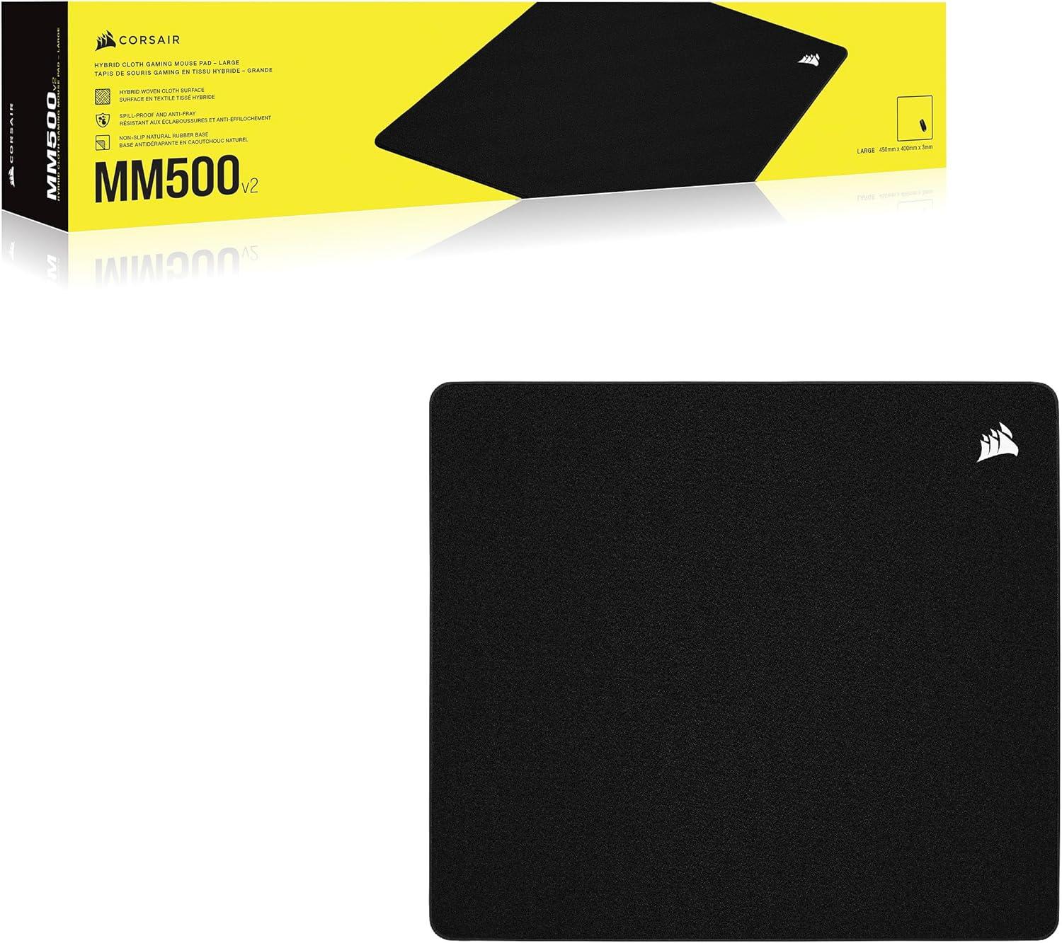 Corsair Гејминг подлога за глувче MM500 v2 Hybrid Cloth Gaming Mouse Pad - L (CH-941B161-WW)