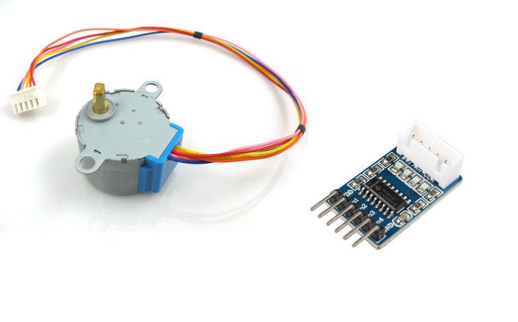Arduino ARD-074, Степер мотор 5V 4-фазен + ULN2003, сина плочка