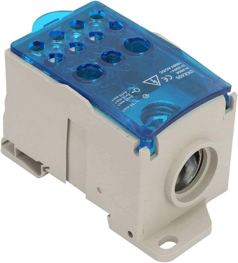 Alfa Electric Дистрибутивен блок 400A влез 1×185mm², излез 2×35mm² + 5×16mm² + 4×10mm² UKK400