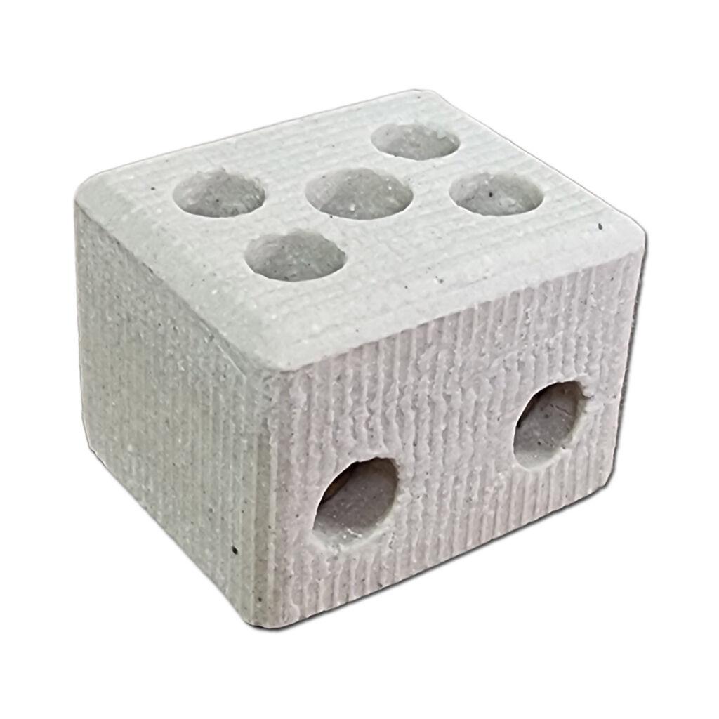 Alfa Electric Редна клема 6–10mm², 57A, керамична, дворедна