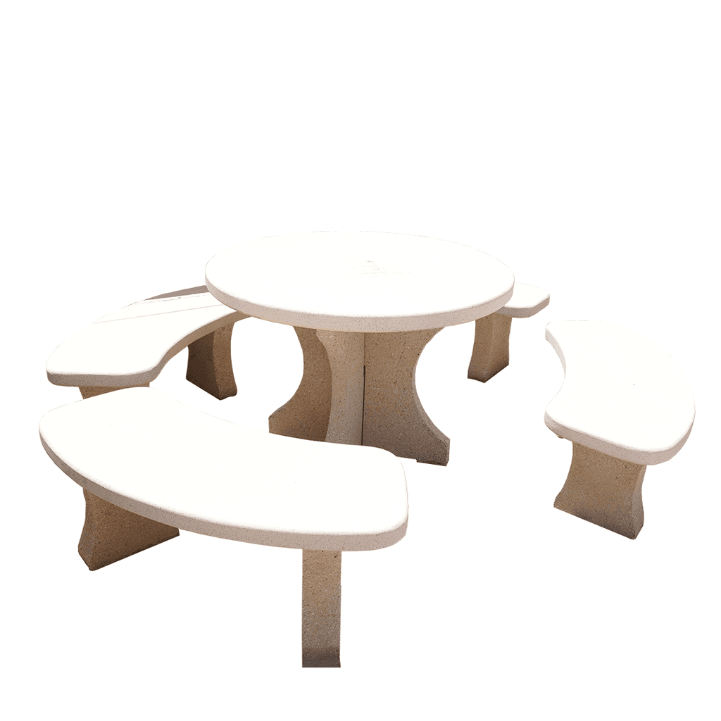 Eurogril Маса со клупи сет - Рондело