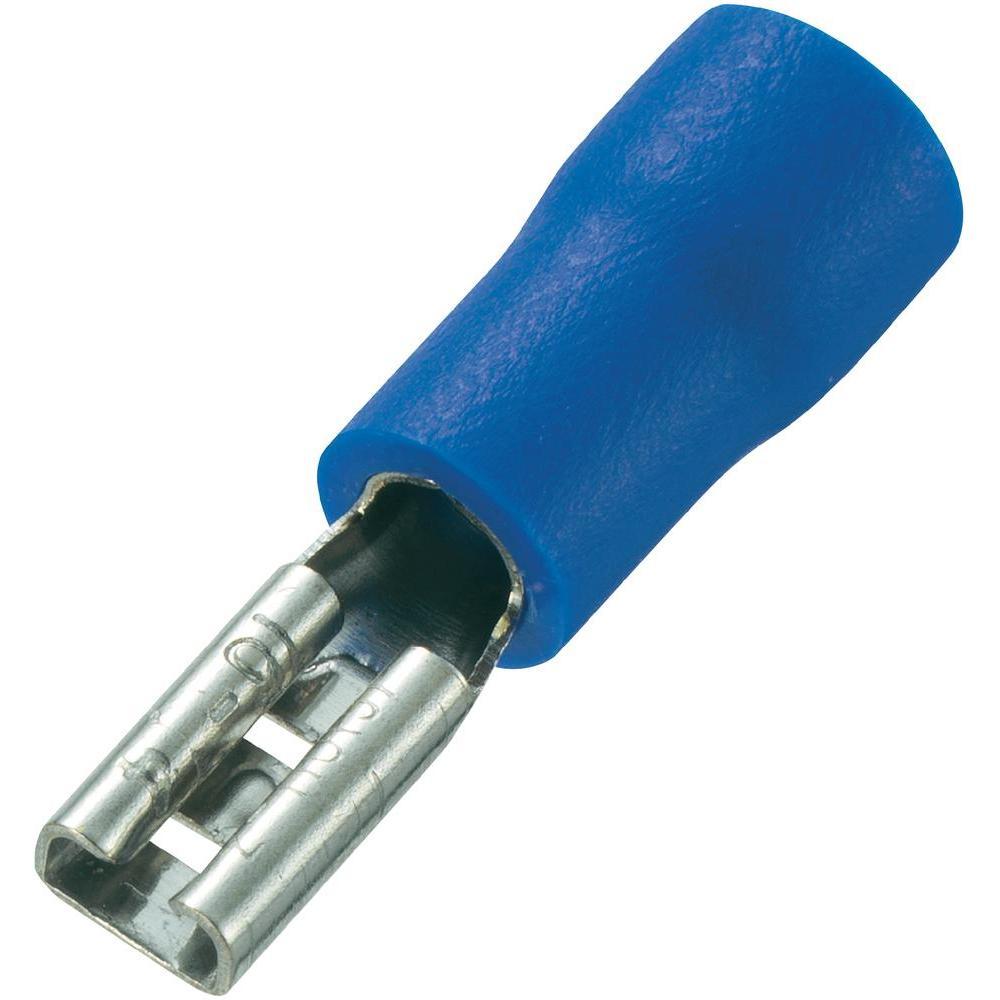 Alfa Electric Пиновка женска PI 2.8мм 2.5mm² сина FDD2-110