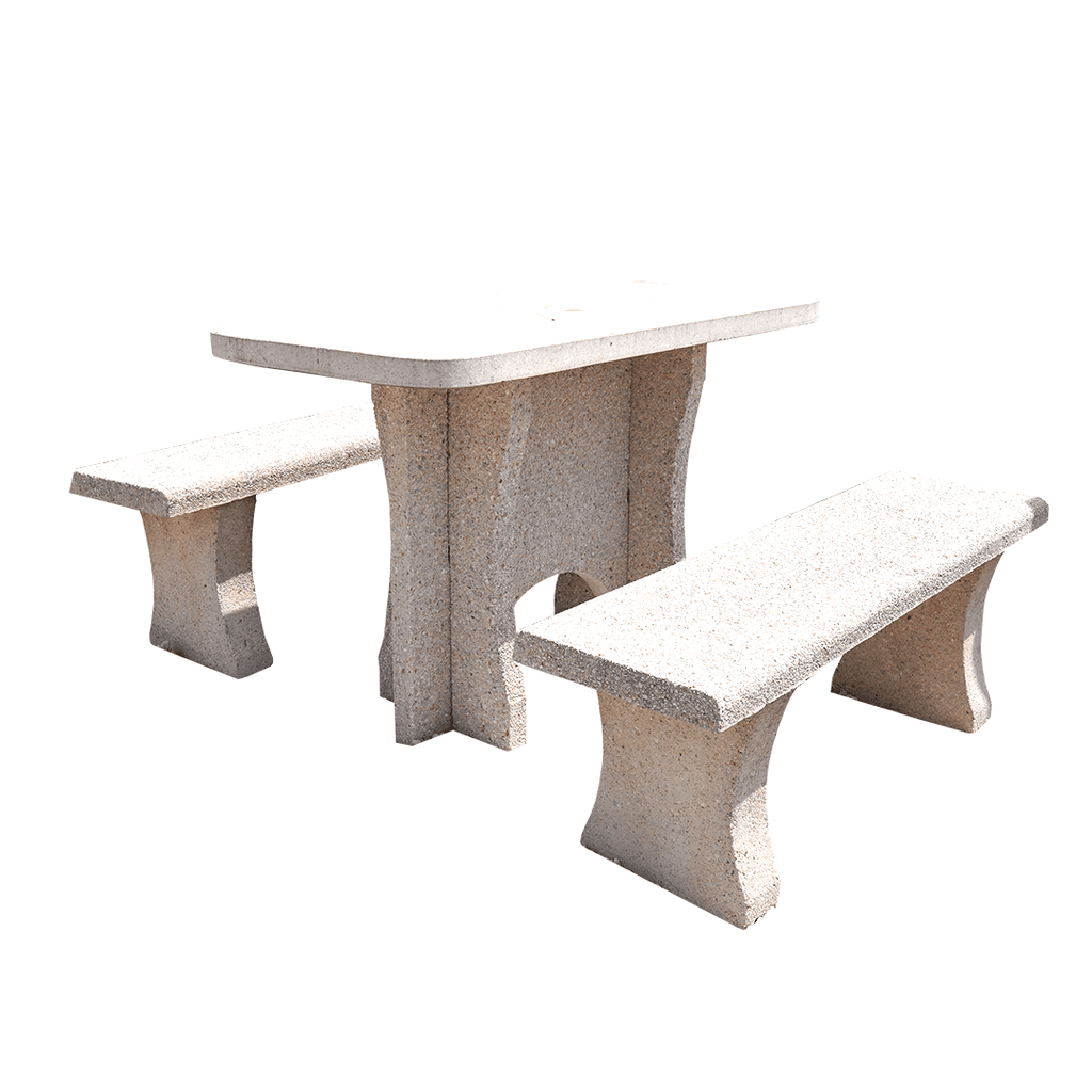 Eurogril Маса со Клупи сет - Руе