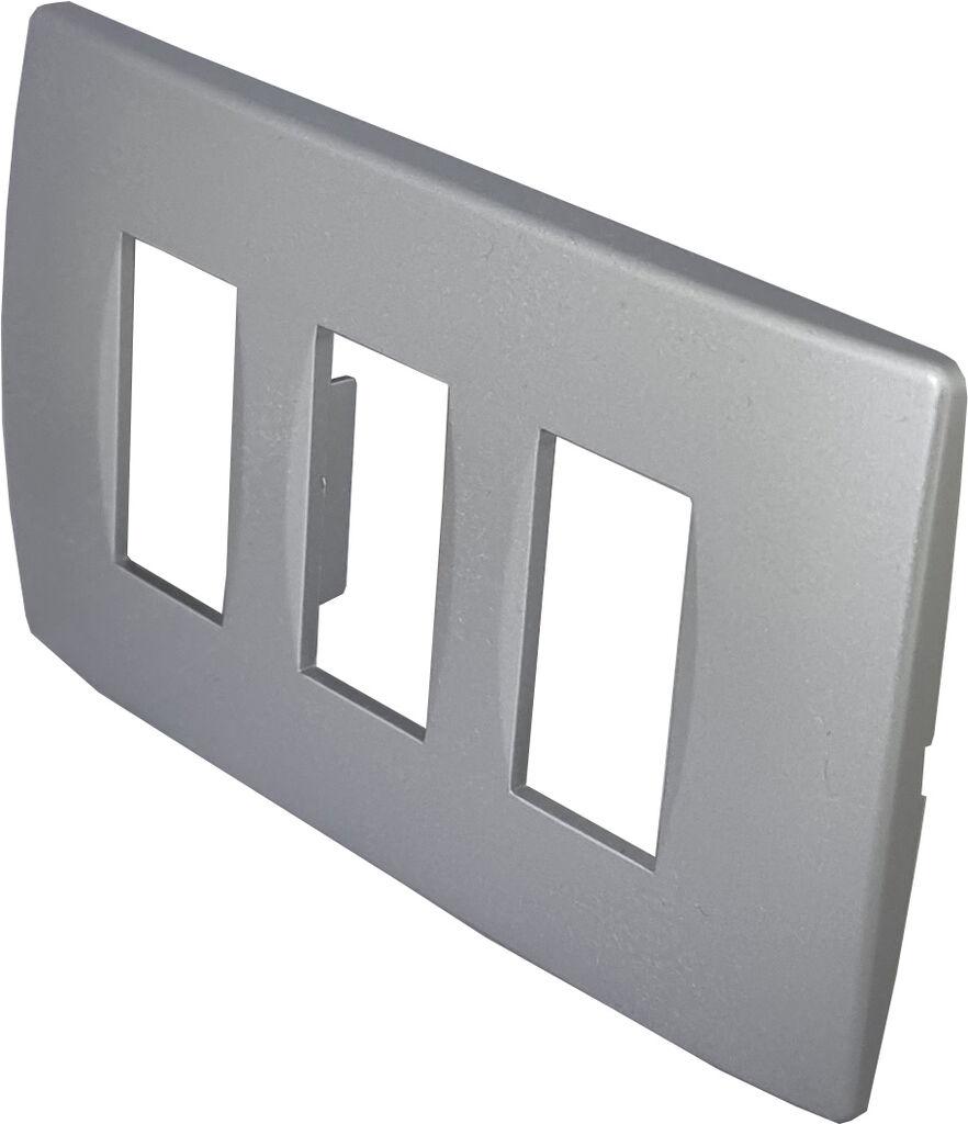 Tem Cates Рамка сребро за индикатор OS41ES, модул 4326145