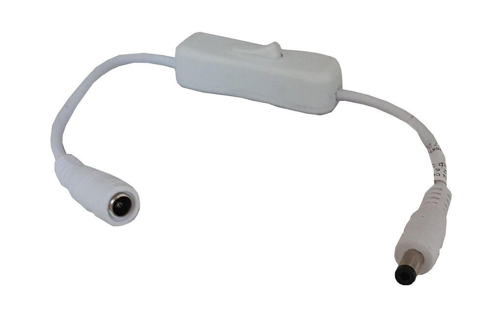 Alfa Electric Прекинувач Мрзливец со конектор м-ж 5.5x2.5 со конектори