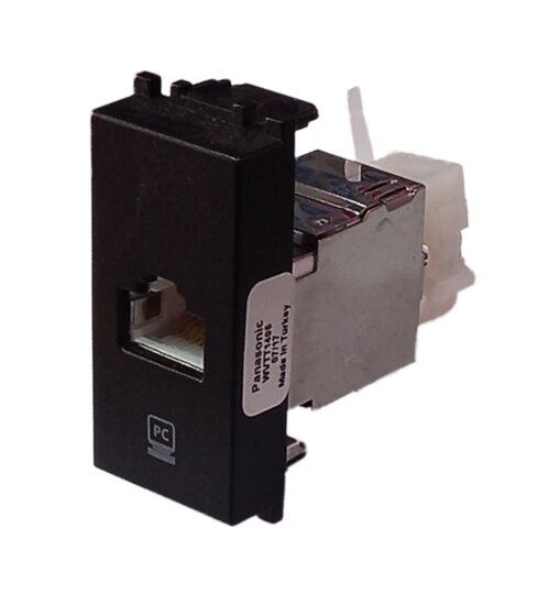 Panasonic Мрежен конектор Црн Cat6 Optima WVTT1405-9BL