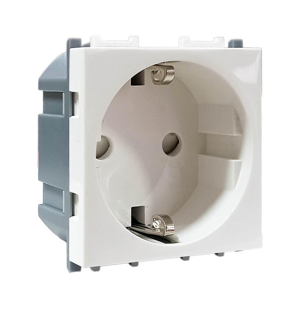 Alfa Electric Шуко утичница М2 бела Оптима 90861542