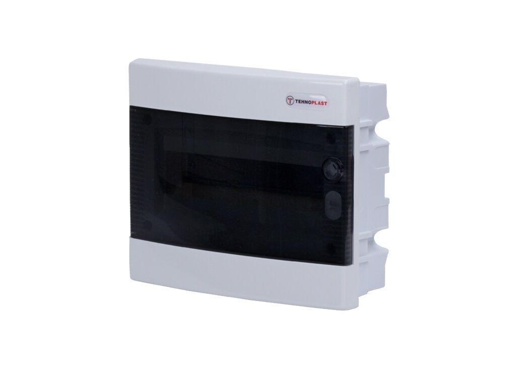 Alfa Electric Станбена табла 1×12 ОГ вградна, проѕирен капак Technoplast