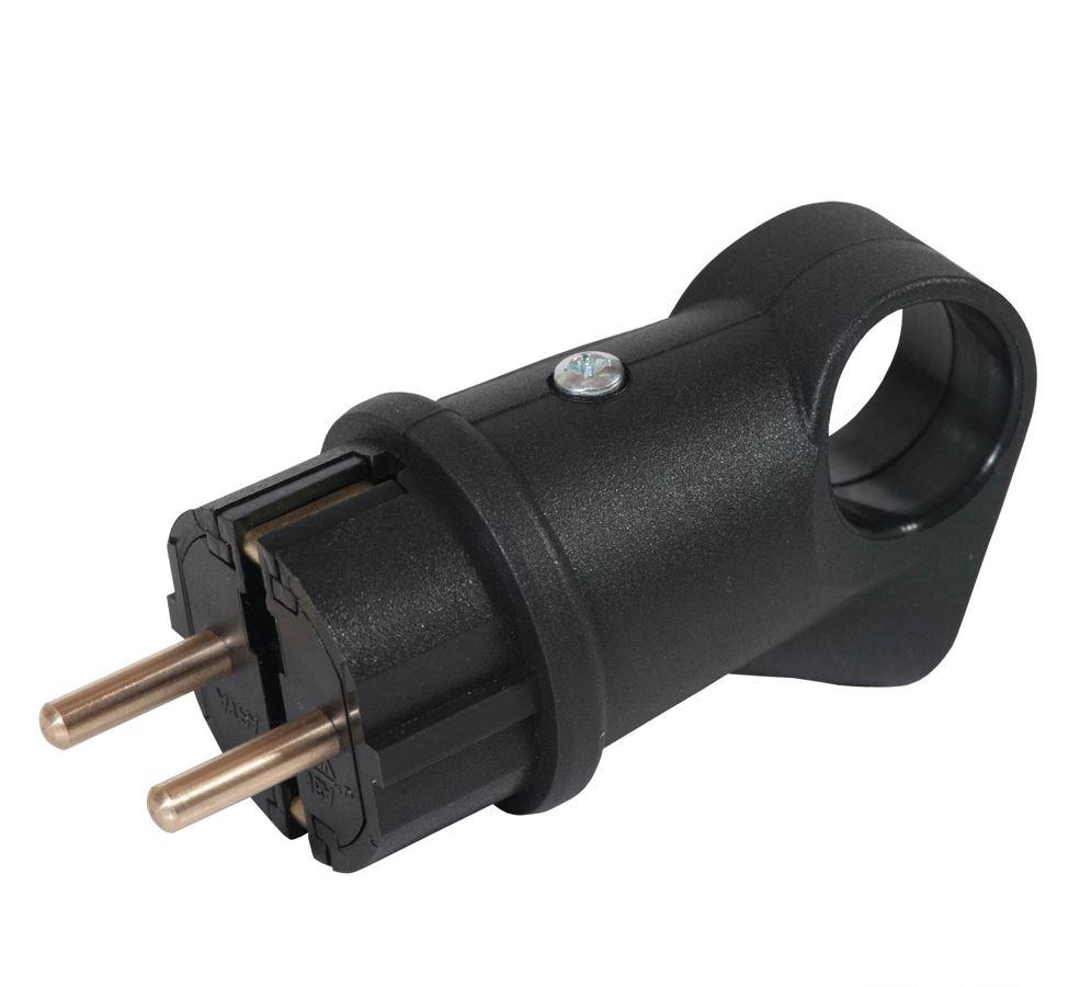 Alfa Electric Утикач II шуко гумиран со рачка за извлекување Atra 1327