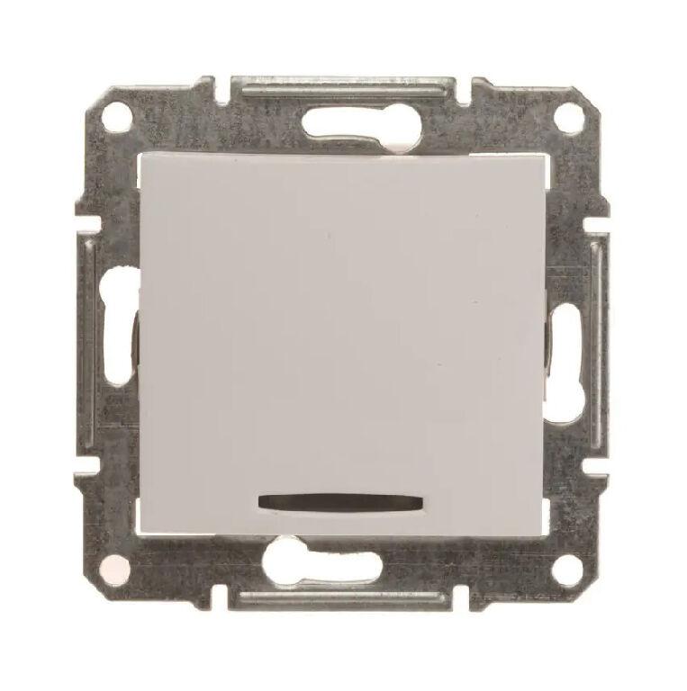 Schnaider Прекинувач со симбол Sedna бел SDN1400121