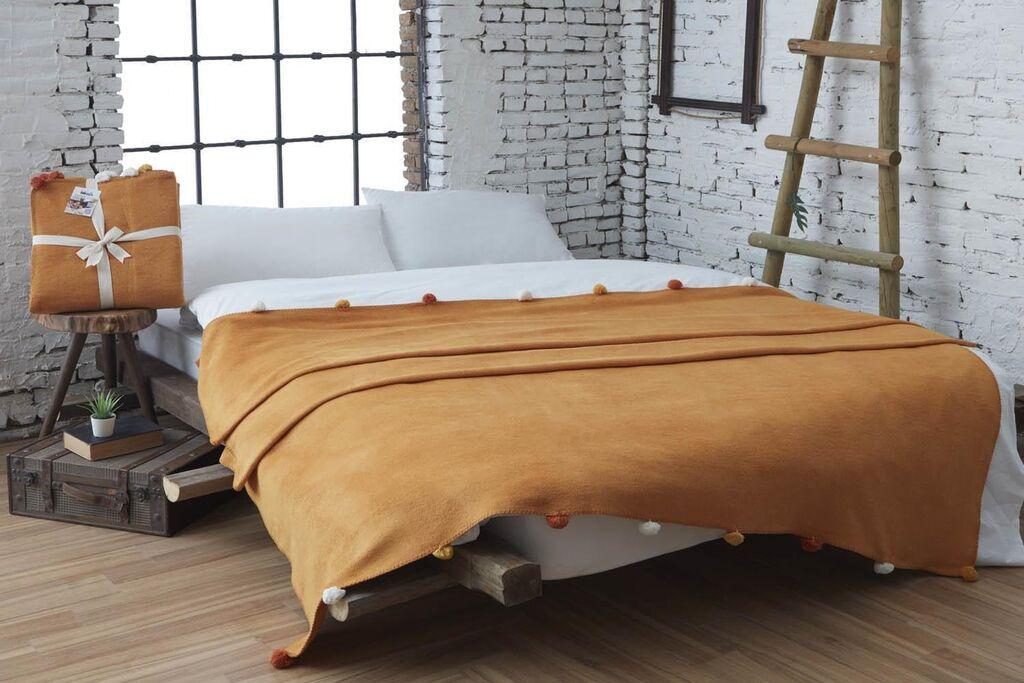 Ќебе L'essentiel Maison Pom Pom, 150x200cm, жолто