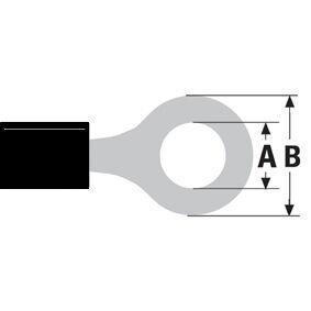 Alfa Electric FAST ON ринг окце Φ6.5–12mm, проводник 2.5–4mm² RV3.5-6