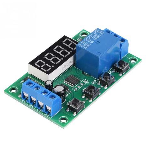 Arduino ARD-293, 12V Дигитален Тајмер Со Реле Delay Timer Control Switch Board YYC-2S