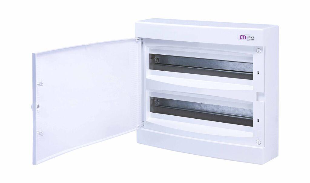 ETI ОГ станична табла 2x18 модули, бел поклопец 001101082