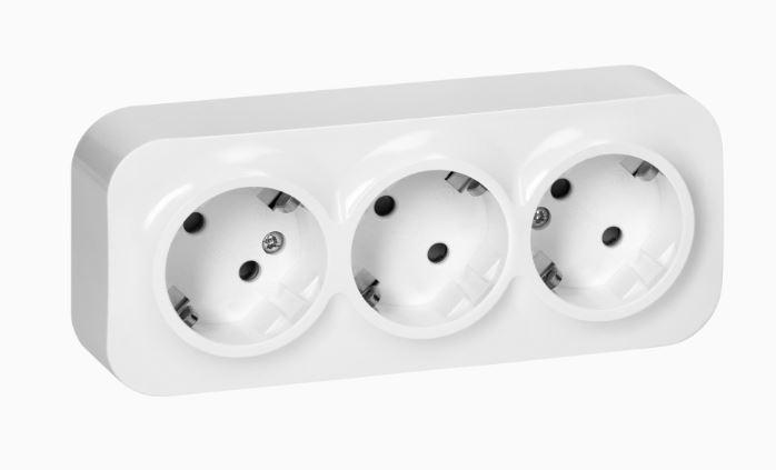 Timex Утичница ОГ со три шуко, бела Elektro