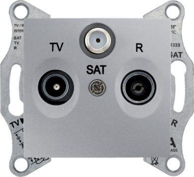 Schnaider Антенска приклучница проодна Sedna алуминиум SDN3501460