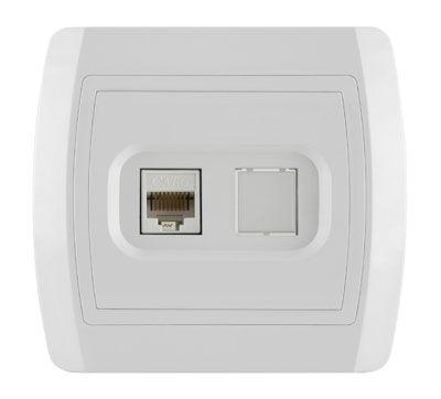 Metalka Majur Приклучница компјутерска 1xCAT6 Status 14.01.077