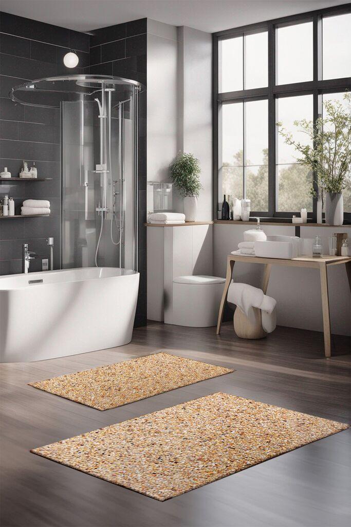 Комплет подлошки за бања L'essentiel Maison CT-5173, 2 парчиња, шарени