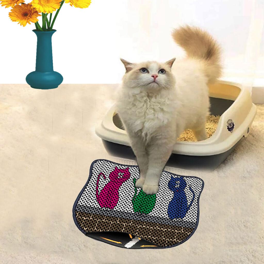 Aberto Design Тоалетна просторија за мачки Kdkafa0184, 40 x 50 см, шарена